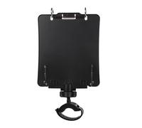 RASTKY Supporto per Spartiti per Tromba e Lira da Marcia con Stabili Cinghie in Silicone e Design Facile da Staccare per Pause Rapide, Rotazione a 360° per una Visione Confortevole, Ideale per