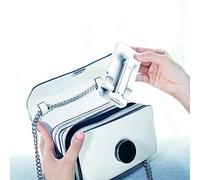 RASTKY Supporto Portatile per Tablet da Scrivania in Metallo Supporto Semplice e Leggero per Telefoni Cellulari Che Impedisce lo Scivolamento Porte di Ricarica Staffa per Telefono Pieghevole (SILVER)