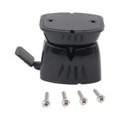 RASTKY Supporto Silenzioso per Porta in Nylon per per Barca Rimorchio Nero Fermaporta Stabile Facile Installare per la Vita in (BLACK)