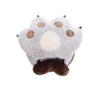 RASTKY Tappetino per Mouse Riscaldante con Supporto per il Polso, Scaldamani USB per Calore, Ottima Idea Regalo per Uomini e Donne, Materiale in Morbido Velluto Grigio, 9,84 X 9,05 Pollici