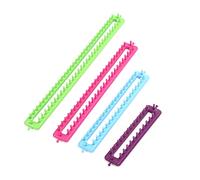 RASTKY Telai per Maglieria Fai da Te Kit di Strumenti per la Creazione di Sciarpe in Plastica Creativa per Bambini, Tavolo da Lavoro Regolabile per Artigianato Unico, Coltiva la Pazienza, la Fiducia