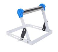 RASTKY Telaio di Supporto della Macchina da Taglio Materiale della Macchina da Taglio Supporto a Rulli Telaio di del Pezzo da Lavorare a Rulli Pieghevole per Altezza 55mm-135mm