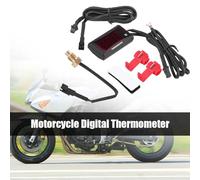 RASTKY Termometro Digitale Universale per Moto Misuratore Temperatura Acqua Indicatore Flash Luce LED Adatta per Adatto per Scooter da, Design Durevole e Conveniente Facile Lettura Notturna