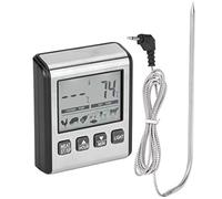 RASTKY Termometro per Alimenti Termometro Digitale Ultraveloce con Sonda per Barbecue con Display Retroilluminato, Ideale per Cucine Domestiche e Scuole