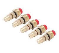 RASTKY Ugello Nebulizzatore in Ottone 5 Pezzi G1/2 Ugello Nebulizzatore con Filettatura Maschio con Schermo Filtrante per Prato da Giardino Ad Alta Pressione, Prato e Giardino Riscritto