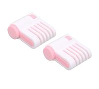 RASTKY Utensile Multifunzionale per Tagliare il Pane per Torte da 2 Pezzi con Molla in Acciaio Inossidabile per Affettare Facilmente la Torta, Tagliapane Leggero per Panettieri Dilettanti, Bianco e