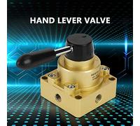 RASTKY Valvola a Leva Manuale Dell'aria Prestazioni Stabili 3 Posizioni 4 Modi per un Facile Controllo del Flusso D'aria Materiale: Alluminio : Come Mostrato Nell'immagine Dimensioni: ca. 7,4 X 9 Cm