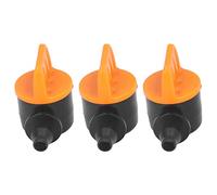 RASTKY Valvola di Acqua Mini Efficiente per Irrigazione per il Giardino - 100 Pezzi 4/7 Valvola a Barb - Durevole Attraverso la del Tubo di Nebbia di Tipo per Coltivazione e Semina delle Piante