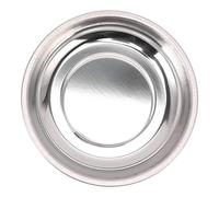 RASTKY Vassoio Magnetico Rotondo Resistente da 6" in Acciaio Inossidabile per Viti, Dadi e Bulloni - Migliora L'efficienza per gli Amanti degli Utensili, 1 Vassoio Magnetico Rotondo