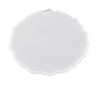 RASTKY Vassoio per Frutta Rotondo Piccolo, Stampo per Vassoio in Resina, Sottobicchiere Fai-da-te Resistente Agli Strappi, Goditi il tempo Fai-da-te con lo Stampo per Piatto da Frutta in Silicone