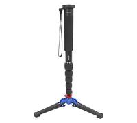 RASTKY VBESTLIFE55+M-2 Monopiede per Fotocamera in Alluminio a 6 Sezioni con Cinghia, Leggero e per la Fotografia e il Viaggio, capacità di Carico di 10 Kg, Segno Omicida