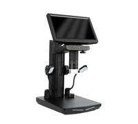 RASTKY Velocità di Zoom 1000X, Microscopio con Schermo IPS da 10,1 Pollici, Ampia compatibilità, Staffa Angolare Regolabile, Eccellente Effetto Luminoso, Telecomando (Schermo da 10,1 pollici)