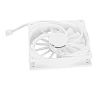 RASTKY Ventola del Telaio Silenziosa Elevato Volume D'aria 15 Pale Radiatore Raffreddamento del Computer F120 12025 Cuscinetto Idro PWM UL CLASSE A 12VDC 4,8 Once per Ventilazione del Telaio (Bianco