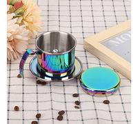 RASTKY Versare Sopra il Gocciolatore per caffè in Acciaio Inossidabile - Macchina per il Gocciolamento del caffè in Acciaio Inossidabile Portatile per Uso Domestico Macchina per Gocciolamento