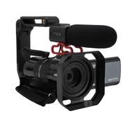 RASTKY Videocamera 4K con Zoom 30X Anti-vibrazione per Documentazione su Microfilm di Notizie Sull'educazione Ai Viaggi All'aperto
