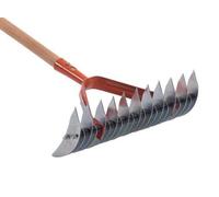 RASTRELLI AEREATORI DOPPI BRIXO 11/21 DENTI CON MANICO CM.49 GIARDINAGGIO