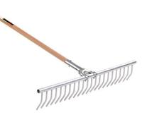 RASTRELLI IN ALLUMINIO BRIXO PER FIENO CON MANICO CM77-H 140CM- Ø26 GIARDINAGGIO