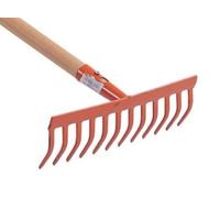 RASTRELLI RASTRELLO BRIXO LEGGERO CON MANICO 12 DENTI - 32CM GIARDINAGGIO