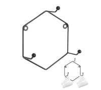 Rastrelli tazze - 10x10x7,5 cm Thougine per cucina, supporto per le tazze a monte a parete esagonale, portabicchieri da tè, display da tavolo per gancio organizzatore di tazza di metallo per pranzo Ca