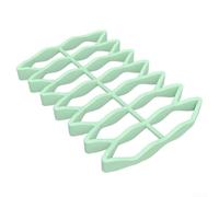 Rastrelliera antiaderente da 23 cm per carne e verdure (verde chiaro) | Distribuzione uniforme del calore, previene la combustione, adatto per forni standard, nero, grigio, bianco, rosso