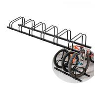 Rastrelliera Biciclette Portaoggetti rimovibile, supporto per parcheggio per biciclette di facile montaggio da 2-6 capacità, adatto per garage e aree pubbliche(Black 6 racks)