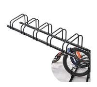 Rastrelliera Biciclette Rastrelliera multiuso per garage, cavalletto da parcheggio per biciclette rimovibile da 2-6 capacità, adatto per uso interno ed esterno(Black 5 racks)