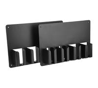 Rastrelliera da muro per tagliacapelli per salone - Set organizer per apparecchi montati in 2 pezzi, di archiviazione con supporto per gancio per rifinitore a 4 slot, stazione di strumenti pro