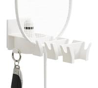 Rastrelliera da parete per racchette da badminton, organizer multifunzionale per la casa, organizer per racchette da badminton, tennis, pong