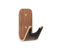 Rastrelliera da parete per violino in legno con supporto in silicone, doppio metodo di montaggio per una facile installazione, gancio salvaspazio per violini