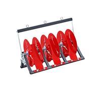 Rastrelliera for bobine di filo, Distributore di cavi for bobine 1/2/3/4/5, Rastrelliera for bobine di cavi in acciaio industriale, Adatto for uso industriale e al dettaglio(3 reel)
