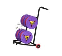 Rastrelliera for bobine di filo, distributore di cavi multi-bobina con ruote, rastrelliera for cavi portatile, adatta for officine e cantieri(4 reel)
