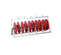 Rastrelliera for bobine di filo, for cavi a 3/4/5, Distributore pieghevoli, Adatto for cantieri edili e industrie vendita al dettaglio(5 reel)