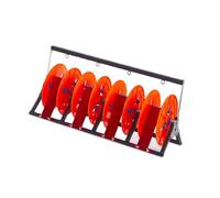 Rastrelliera for bobine di filo, Rastrelliera di stoccaggio for bobine di filo, Distributore di 1-5 bobine, Adatto for applicazioni in officina o al dettaglio(4 reel)