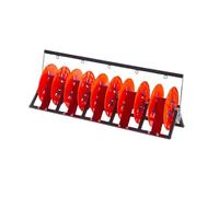 Rastrelliera for bobine di filo, Rastrelliera di stoccaggio for bobine di filo, Distributore di 1-5 bobine, Adatto for applicazioni in officina o al dettaglio(5 reel)