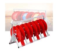 Rastrelliera for bobine di filo, supporto multidirezionale, rastrelliera for cavi pieghevole, for una facile erogazione di stoccaggio nel garage industriale elettrico(66.5x24x34cm)