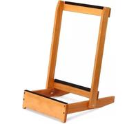 Rastrelliera for chitarra e racchetta da pavimento in legno massello con cuscinetto in schiuma(33x43.5x64cm)