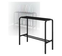 Rastrelliera for Racchette da Tennis, Espositore da terra for racchette da tennis con braccioli in schiuma, supporto for racchette da badminton, capacità 20 rack(Black)