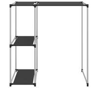 Rastrelliera Lavatrice Ferro 87x55x90,5 cm Nero