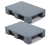 Rastrelliera modulare per Dunnage - Pallet in plastica resistente per magazzino, armadio da cucina e organizzazione garage - Capacità 0,5 kg