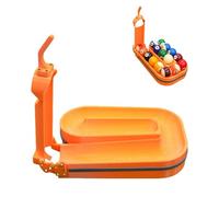 Rastrelliera per allenamento biliardo, strumento stampato in 3D per 15 palline, migliora la precisione del tiro e le abilità per giocatori dilettanti e professionisti