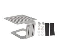 Rastrelliera per bilancia da macchina da caffè, rastrelliera per pesatura regolabile in altezza in acciaio inossidabile per bilance da caffè, supporto resistente per la pesatura de (Argento)