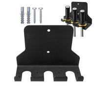Rastrelliera per bilanciere da garage, supporto per bilanciere - Supporto da parete per rack verticale per bilancieri - Supporto per barra da palestra, supporto verniciato a polvere salvaspazio a pare