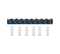 Rastrelliera per canne da pesca, supporti per canne da pesca a parete | Supporti antiscivolo per canna da pesca a parete - Portacanne da pesca salvaspazio, portacanne da pesca blu per casa, garage