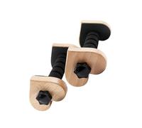 Rastrelliera per chitarra in legno a cuore artistico Angoli personalizzabili Supporto antiscivolo per un supporto ottimale durante lo stoccaggio del gioco Supporto in legno regolabile a forma cuore