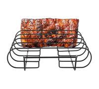 Rastrelliera Per Costolette In Acciaio Inossidabile - Griglia Verticale Gra | Supporto per arrostire alla griglia per costolette per cucina domestica, picnic, barbecue, feste all'aperto
