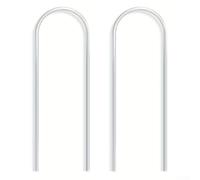 Rastrelliera per interni a forma di U, 41 cm, design trasparente | acrilico trasparente, altezza 41 cm, supporti per glicine monstera edera, design invisibile fonde arredamento