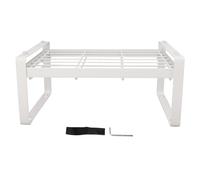 Rastrelliera per l’organizzazione delle bottiglie d’acqua, organizzatore in ferro impilabile a più livelli per il piano di lavoro della e per il frigorifero, porta-bottiglie