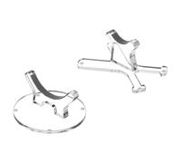 Rastrelliera per Mazze da Softball - Doppio Supporto 8,8x8,8x4,5 cm, Supporto in Acrilico, Display Trasparente con Cornice compatta | Organizzatore Funzionale per l'allestimento 'Allenamento,