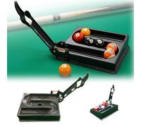 Rastrelliera per palline da biliardo di precisione, strumento manuale per allenamento da solo, dispenser a 15 palline a punto fisso per migliorare la precisione e il controllo della stecca, accessori