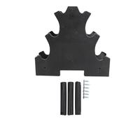 Rastrelliera per pesi con manubri, compatta, a 3 livelli, per palestra, salvaspazio, per allenamento a casa